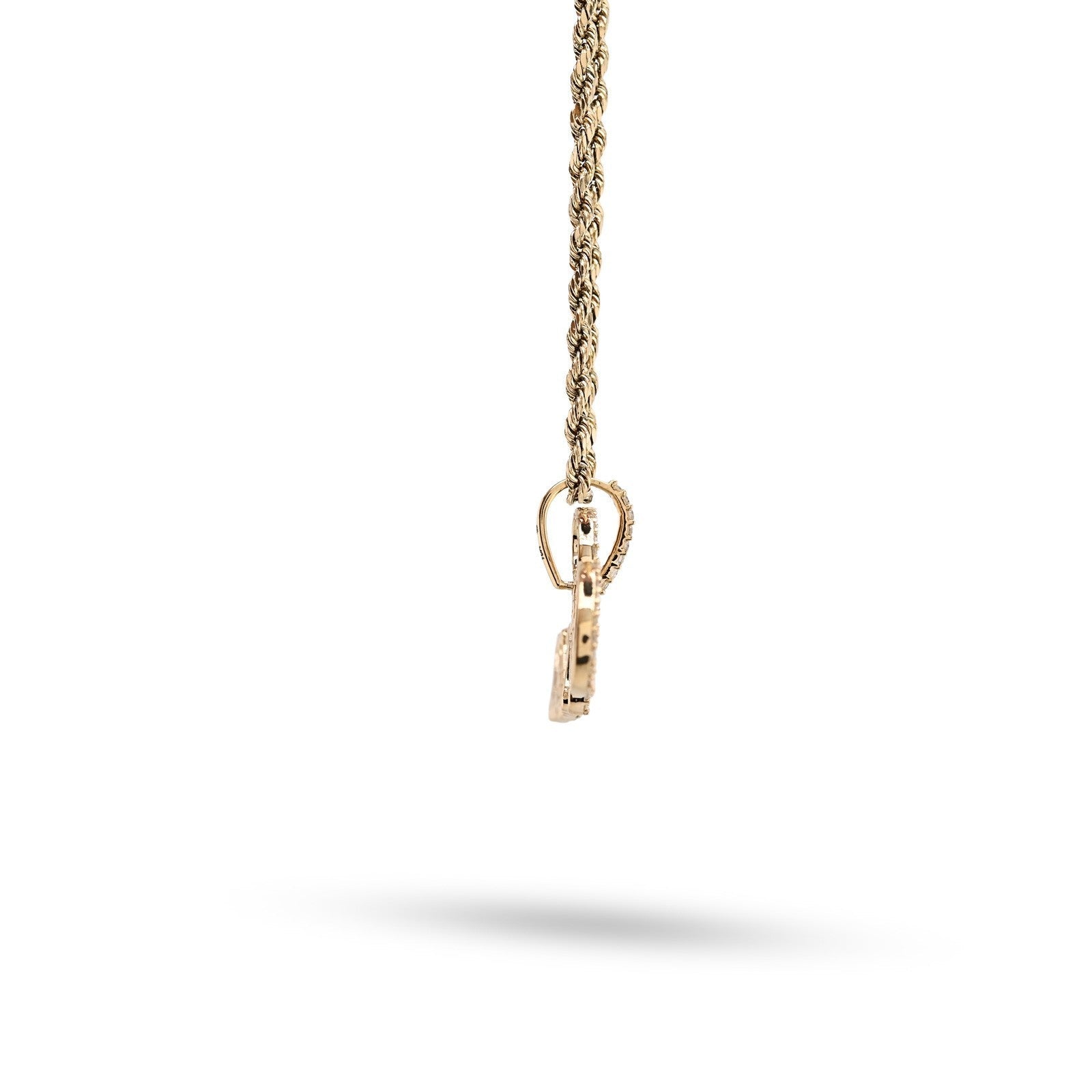 10k Yellow Gold 1CTW Natural Diamond "Serena" Name Pendant 3.1g Custom Charm - Elite Jewelers - Charms & Pendants