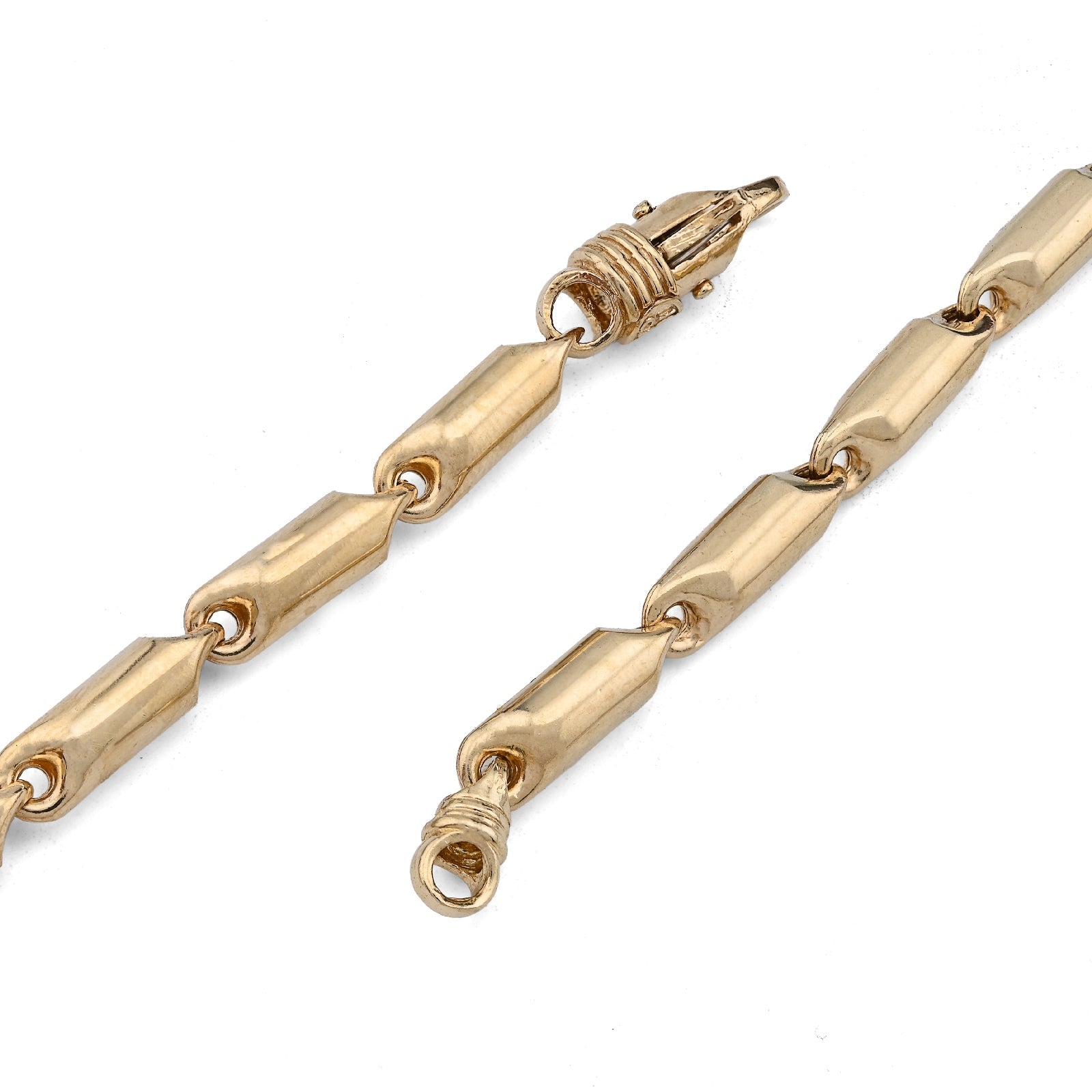 10K Yellow Gold 24" Tube link 5MM Chain Men Women Necklace 28.2g - Elite Jewelers - Necklaces