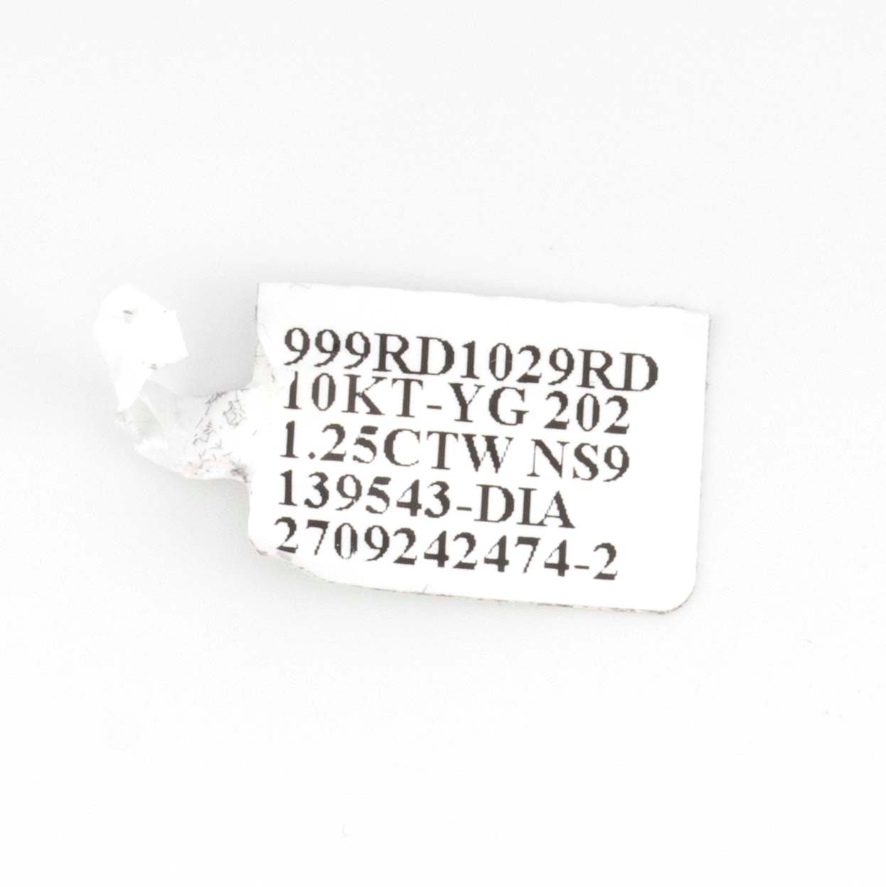10K Yellow Gold Baguette Round 1.25CT Musical Note Diamond Pendant 2" - Elite Jewelers - Charms & Pendants