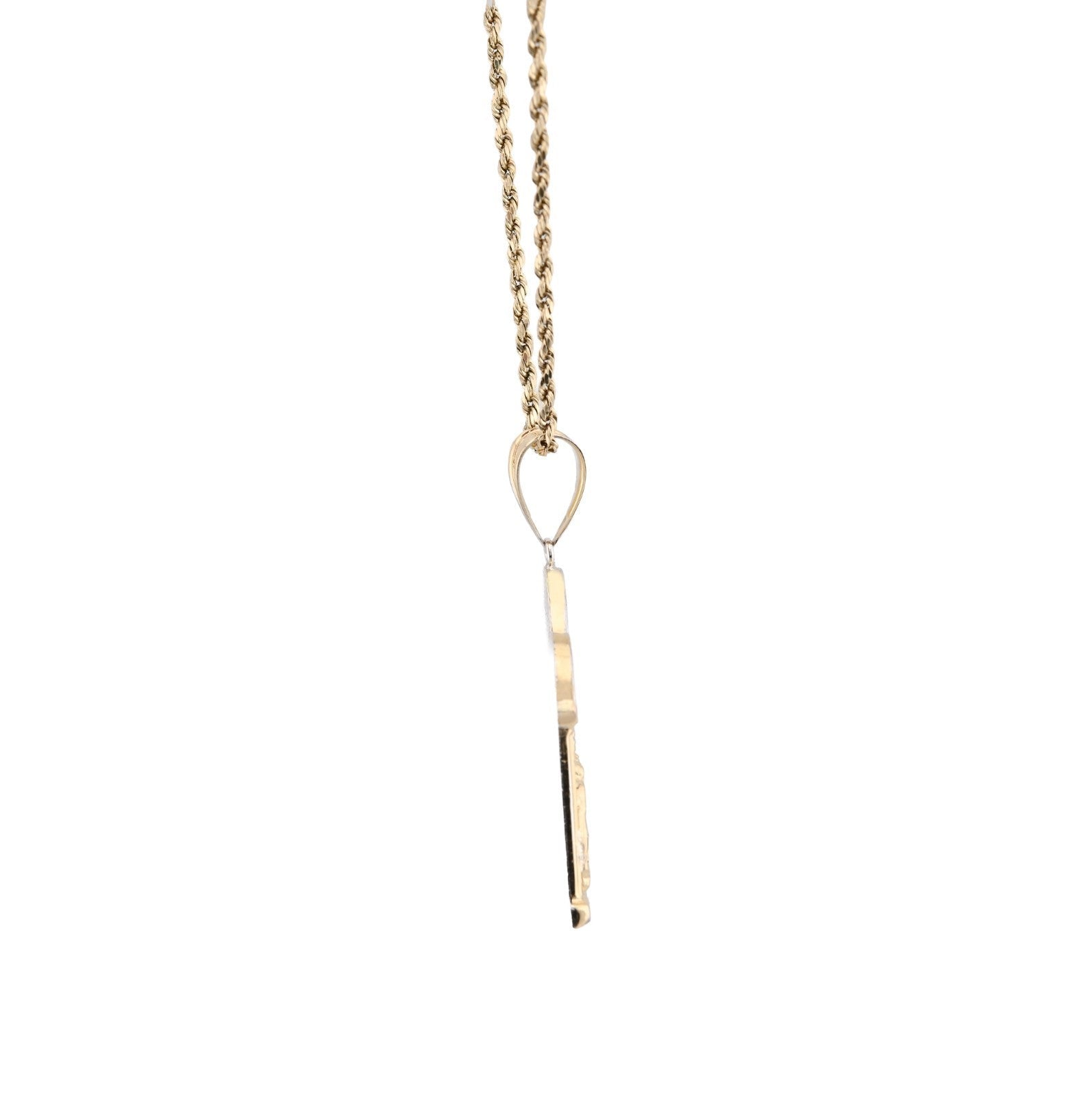 1/10th 10k Gold Bonded 925 Diamond Cut Last Supper 2 Tone Pendant 8.2g Men Charm - Elite Jewelers - Charms & Pendants