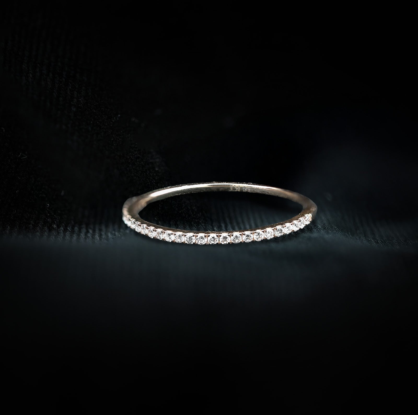14K Yellow Gold 0.25CT Lab Diamond Women's Wedding Ring Band 0.7MM - Elite Jewelers - Rings