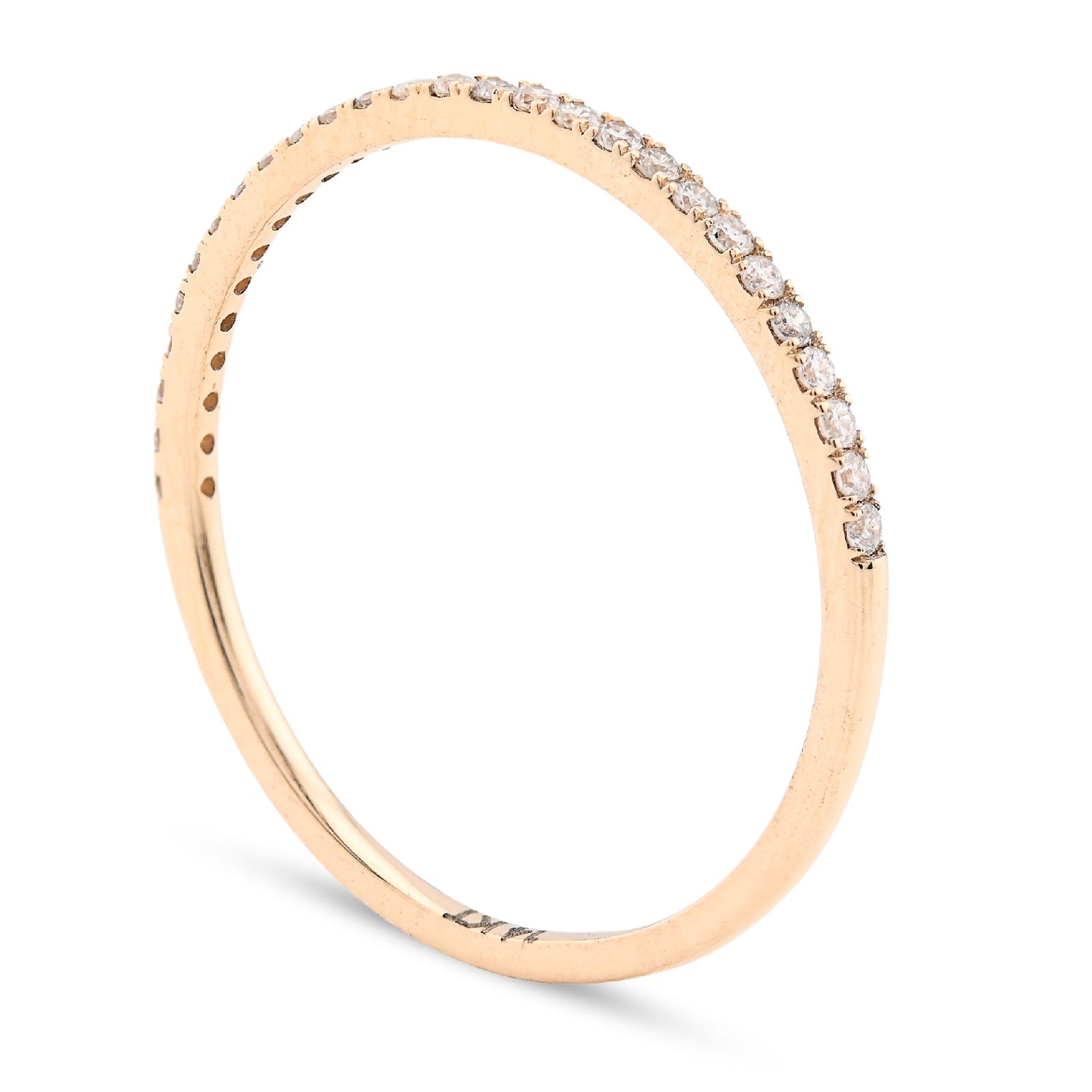 14K Yellow Gold 0.25CT Lab Diamond Women's Wedding Ring Band 0.7MM - Elite Jewelers - Rings