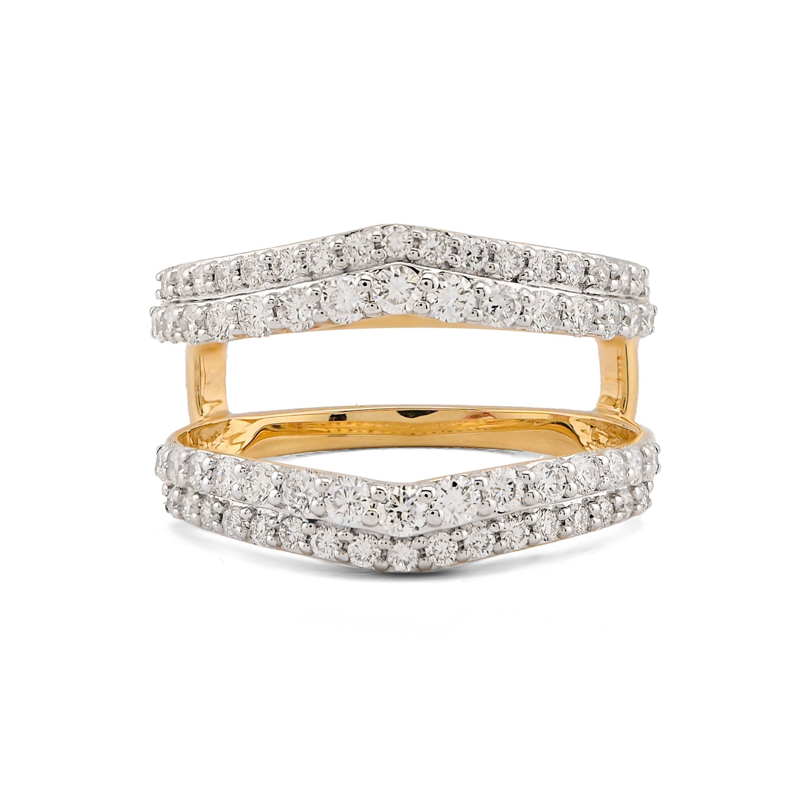 14K Yellow Gold 1.04CT Lab Diamond Women Ring - Elite Jewelers-Rings