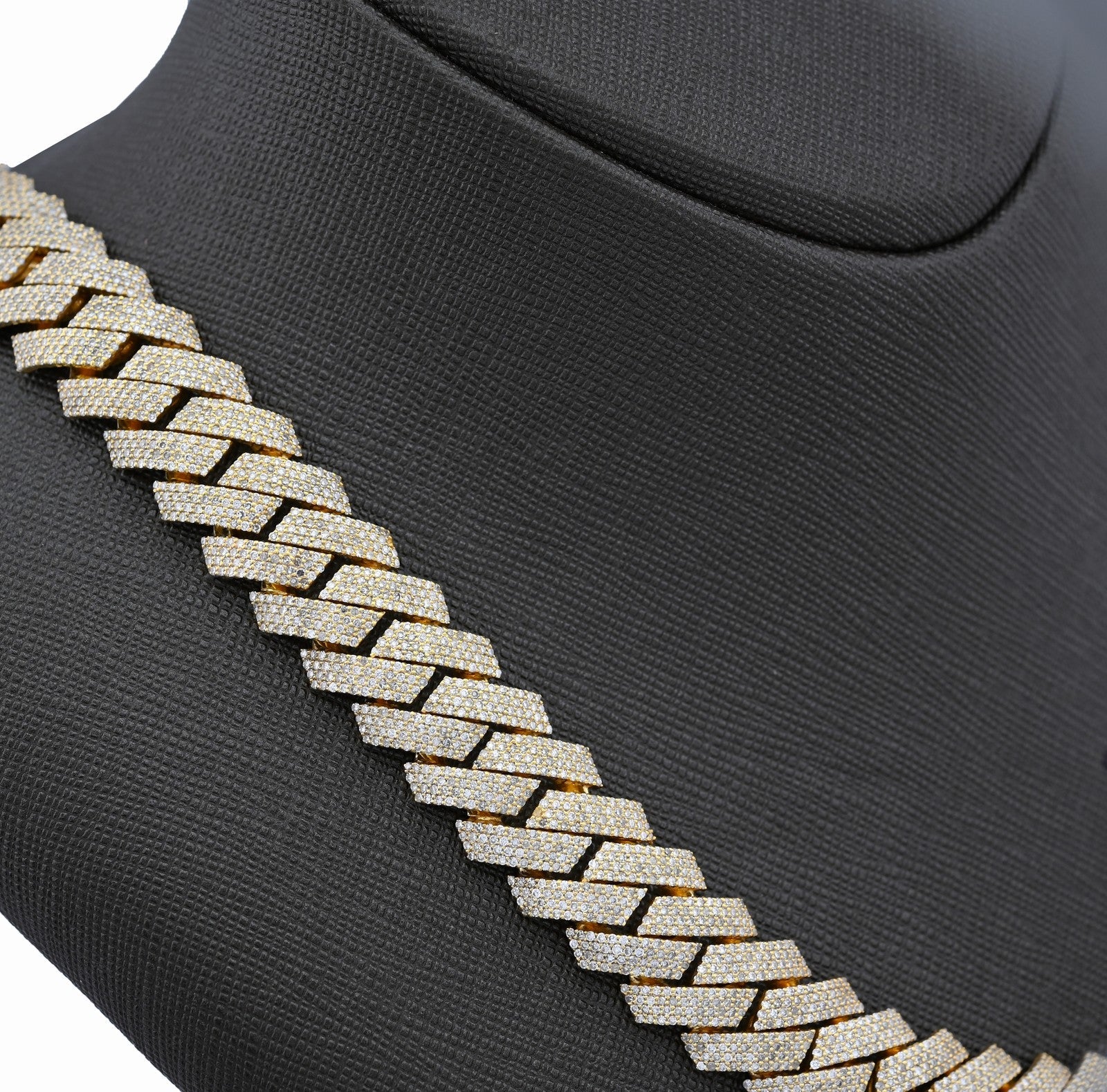 14MM 10k Yellow Gold CTW Natural Diamond Cuban Link Chain 169.6g 22Inch Necklace - Elite Jewelers - Necklaces