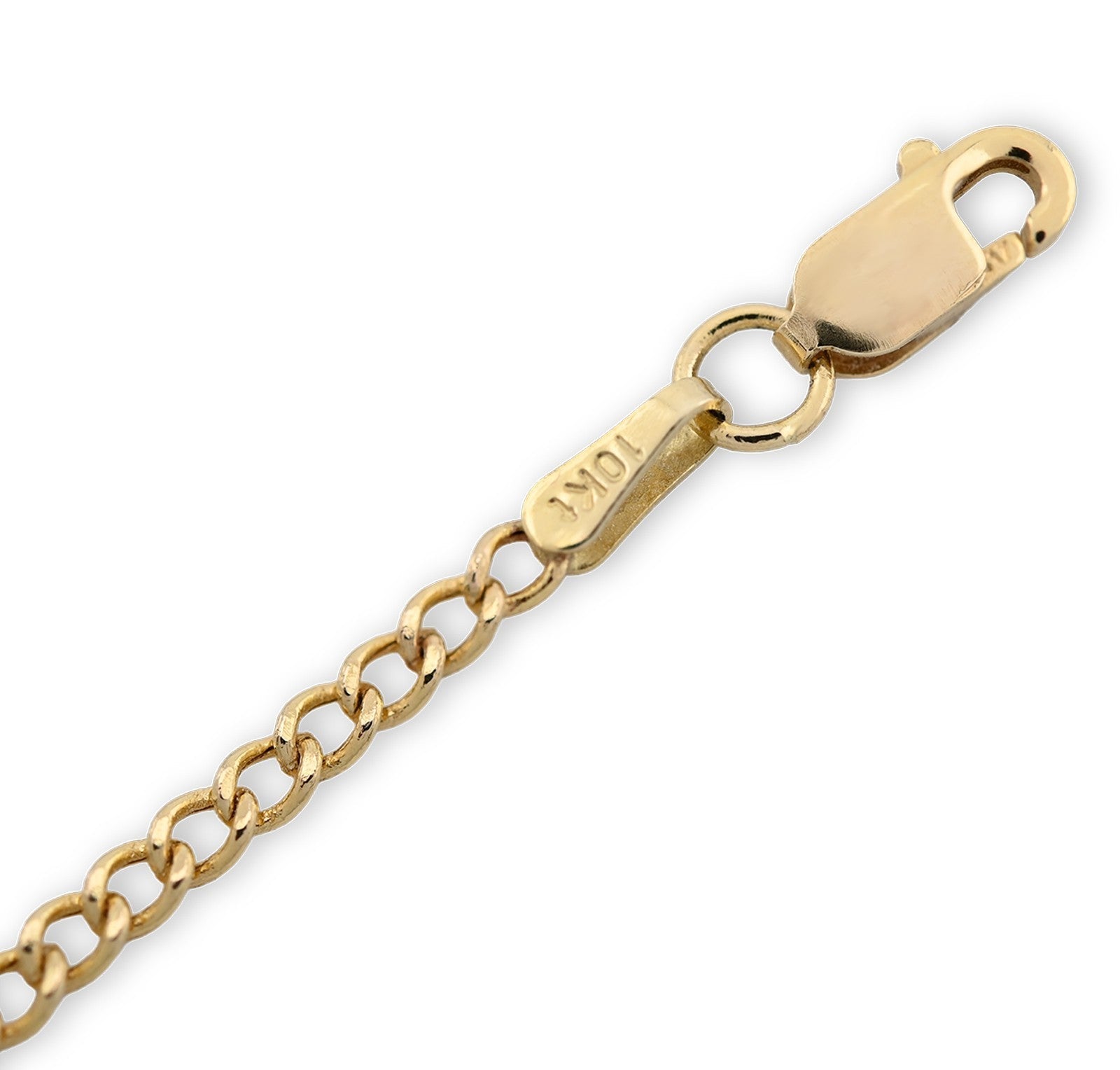 5MM 10k Yellow Gold 1.5gms Cuban Baby Bracelet 5.5 Inches Engravable ID Armlet - Elite Jewelers - Bracelets