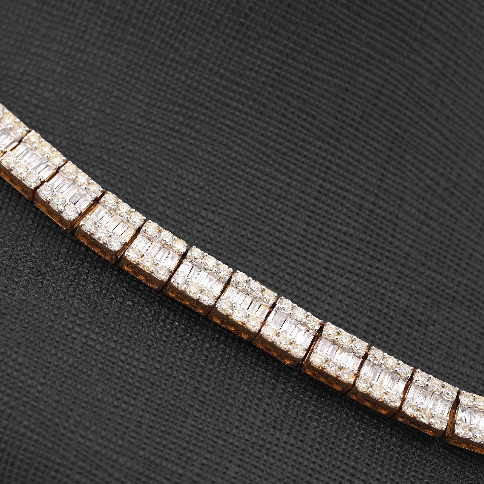 925 Rose/White 60.61CT Oval/Emerald/PRincess/Pear Solitaire Cross Lab Diamond Men Women Rosary Chain - Elite Jewelers-Necklaces