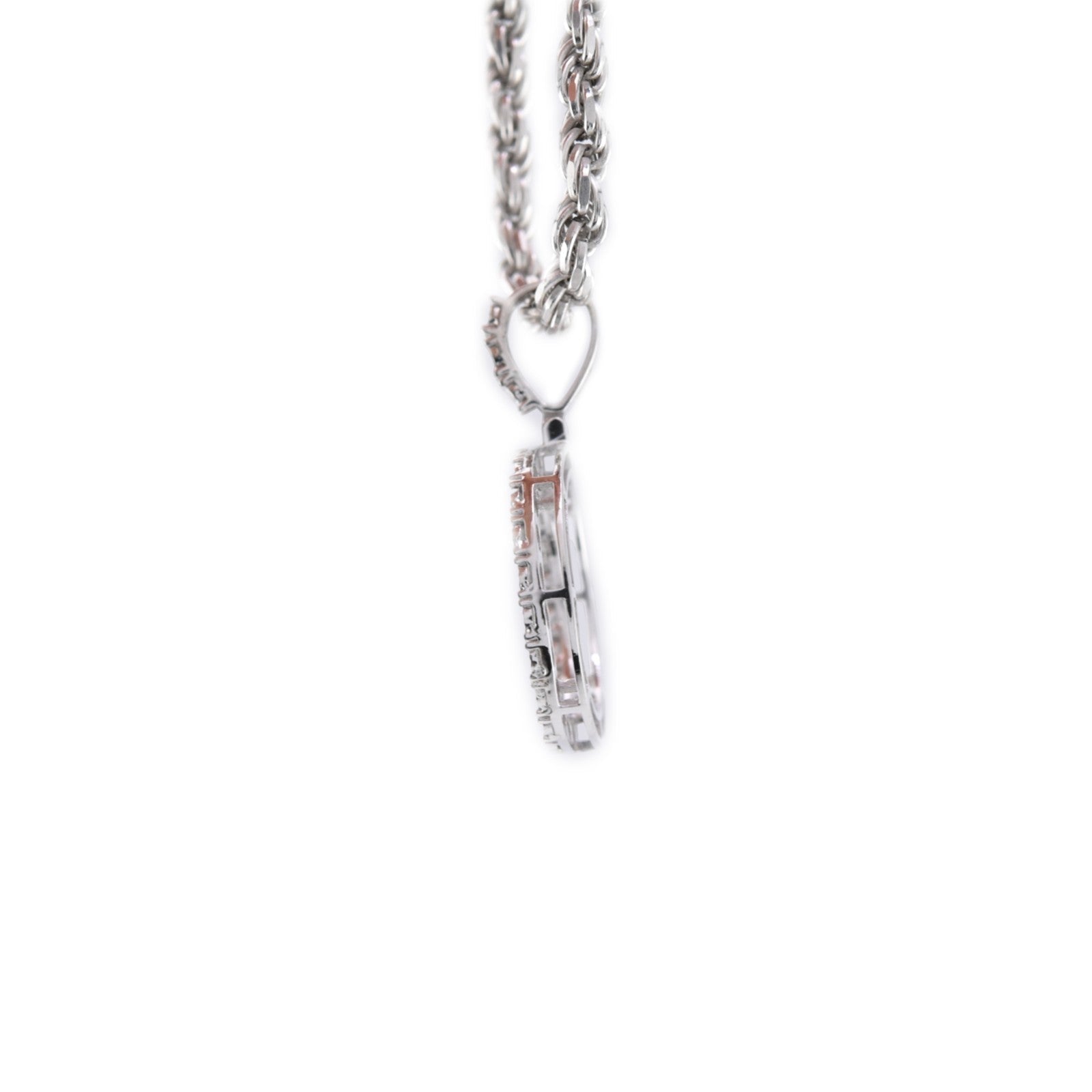 925 Silver Natural 0.15 CTW Diamond Initial Alphabet "O" Pendant 2g Unisex Charm - Elite Jewelers - Charms & Pendants