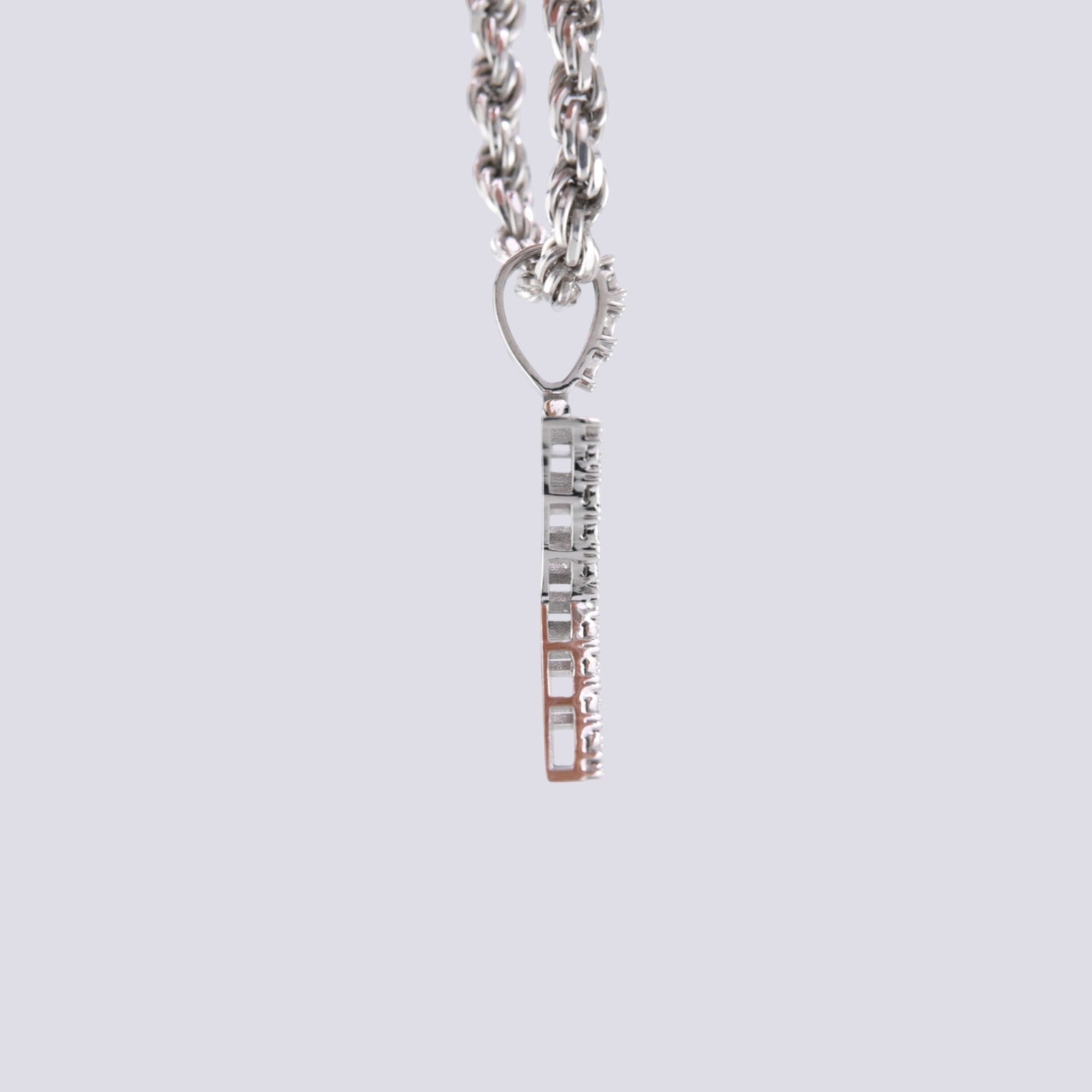 925 Silver Natural 0.15 CTW Diamond Initial Alphabet "X" Pendant 2g Unisex Charm - Elite Jewelers - Charms & Pendants