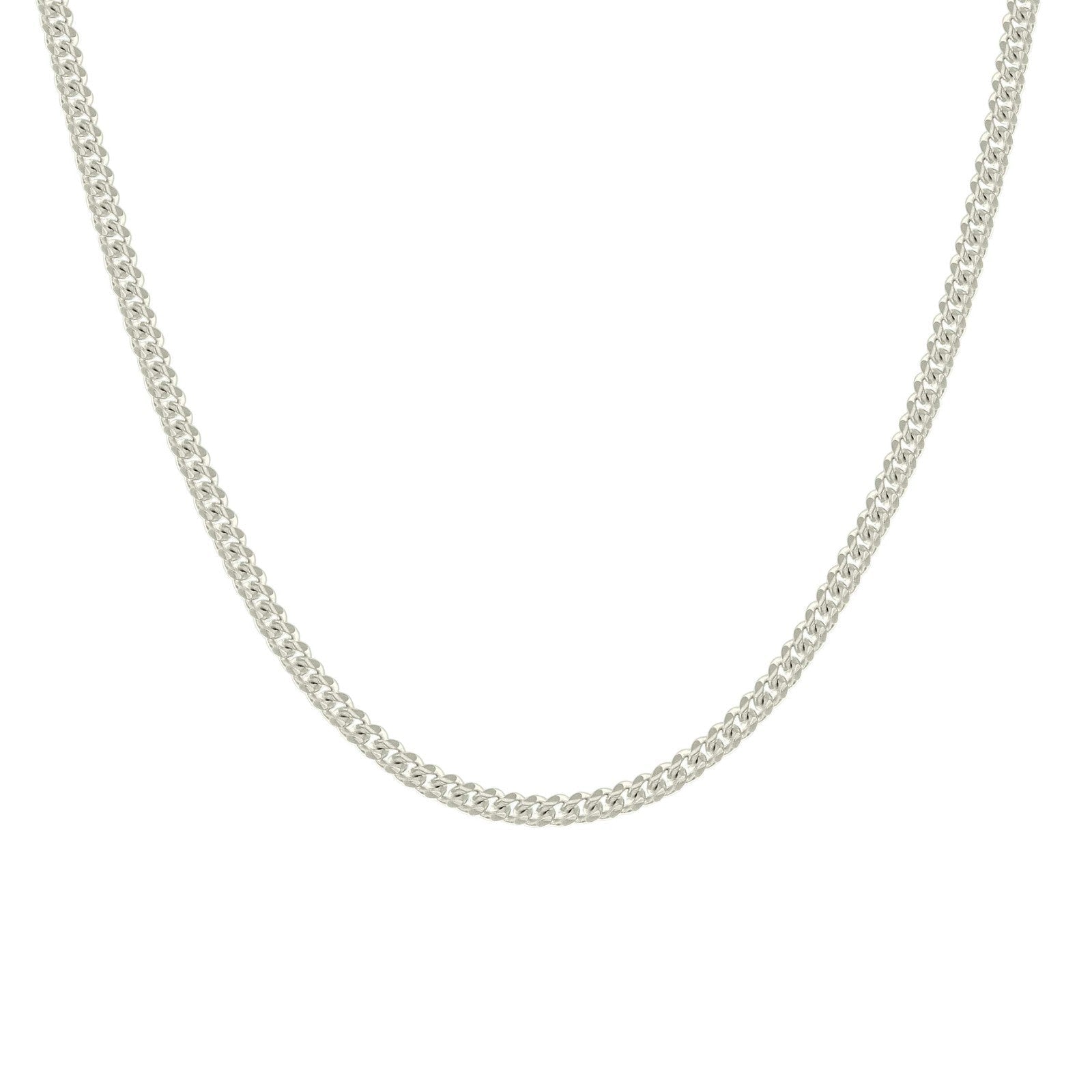 925 Sterling Silver Solid Miami Cuban Chain Unisex 2MM 22 Inch 6.5g Necklace - Elite Jewelers - Necklaces & Chains
