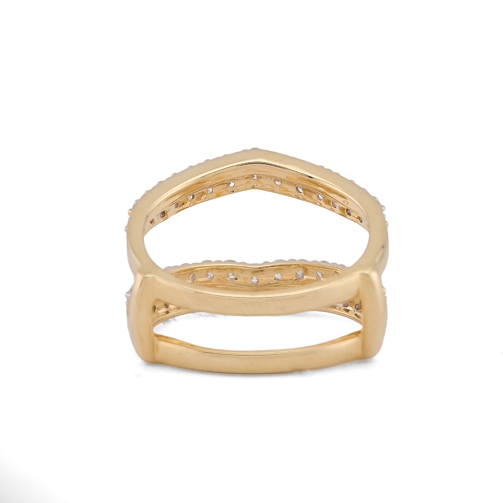 14K Yellow Gold 1.04CT Lab Diamond Women Ring