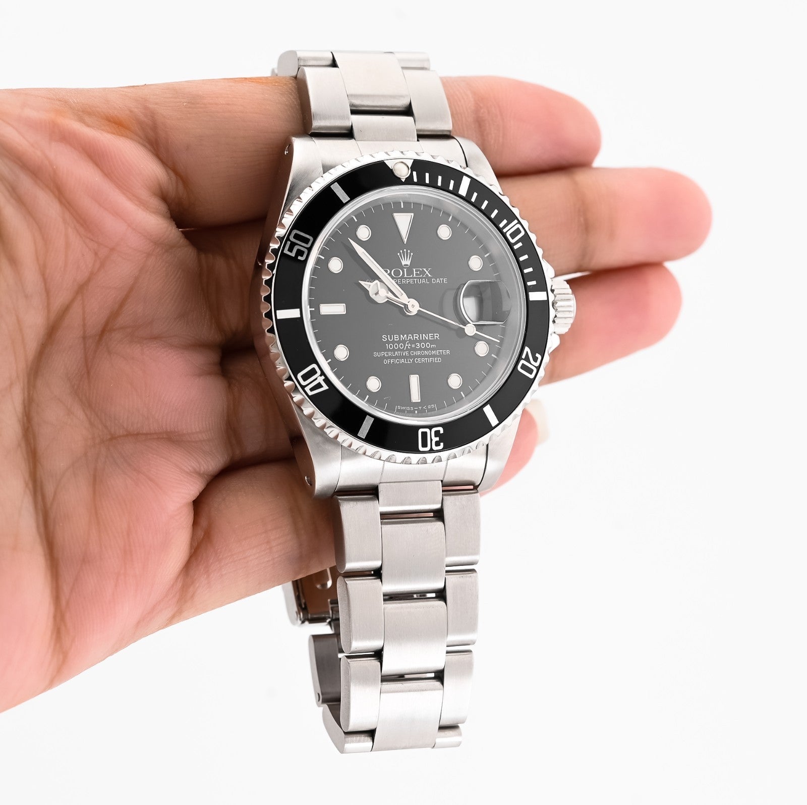 All Factory 40MM Rolex Submariner Stainless OysterSteel Black Face Mens Watch - Elite Jewelers - Luxury Watch