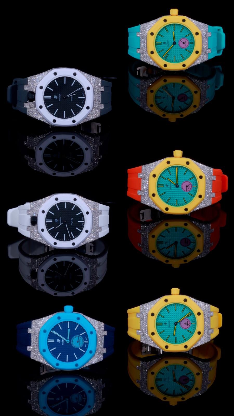 AP x Swatch Royal Pop Lab Diamond with Band Watch - Elite Jewelers-Luxury Watch