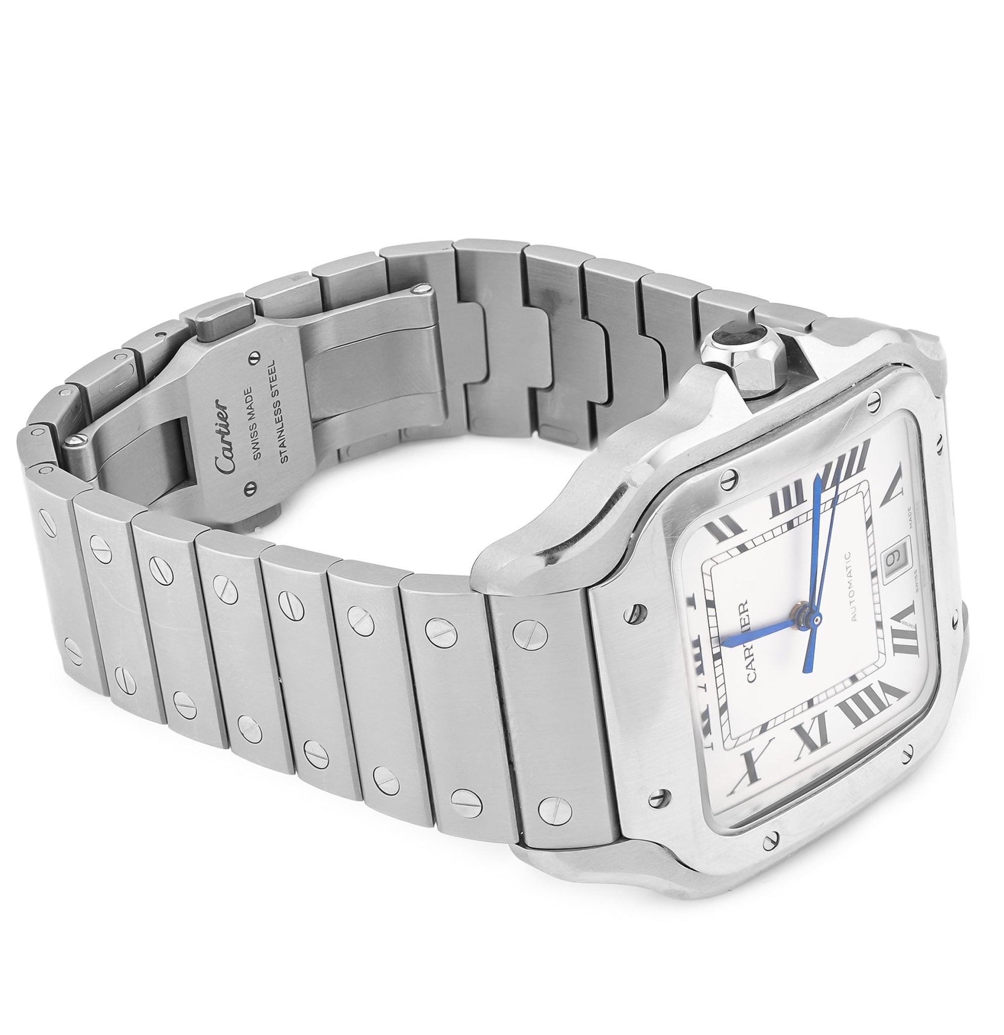 Cartier Santos 40MM 2023 All original Box and Papers - Elite Jewelers - Luxury Watch