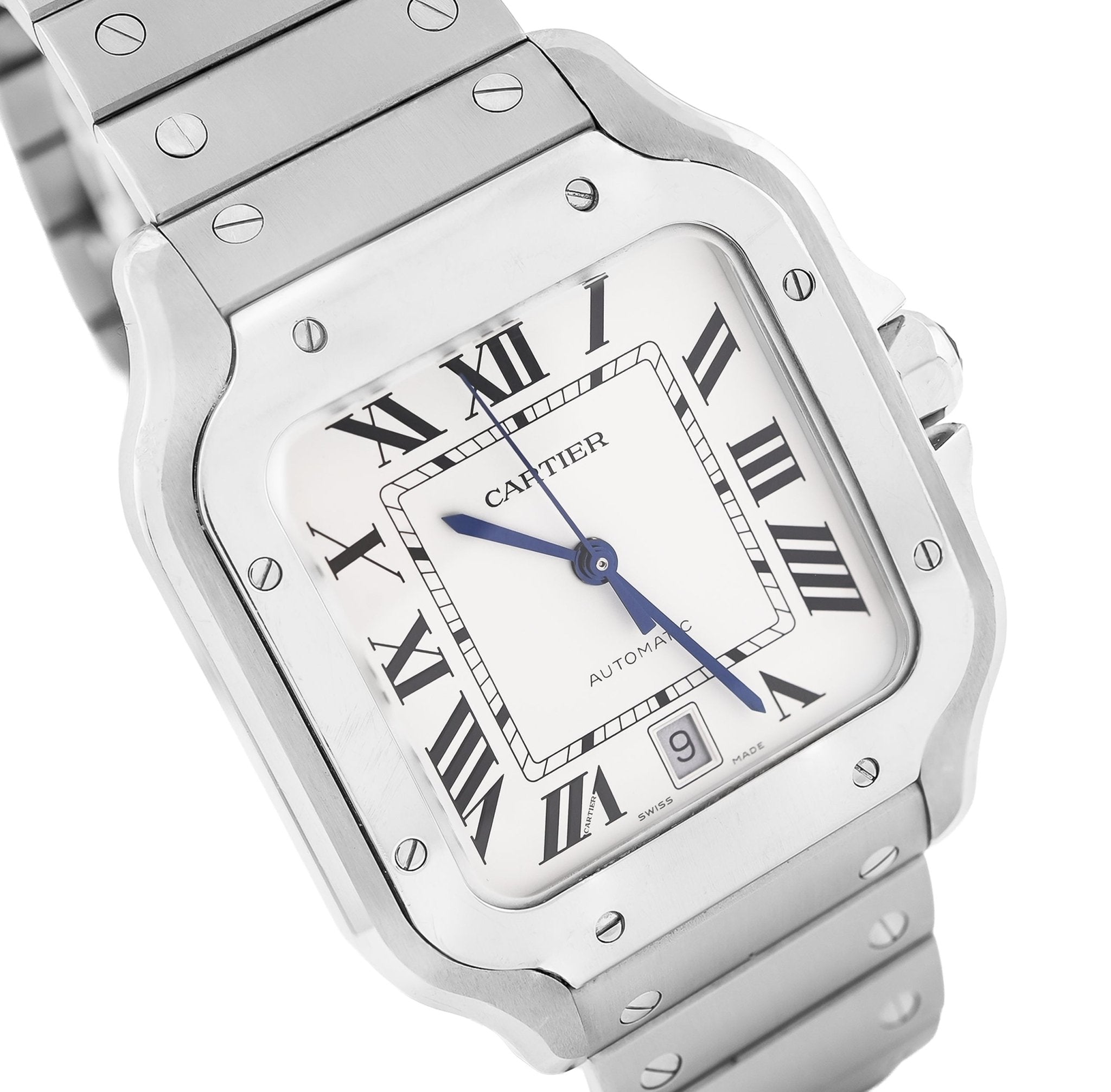 Cartier Santos 40MM 2023 All original Box and Papers - Elite Jewelers - Luxury Watch
