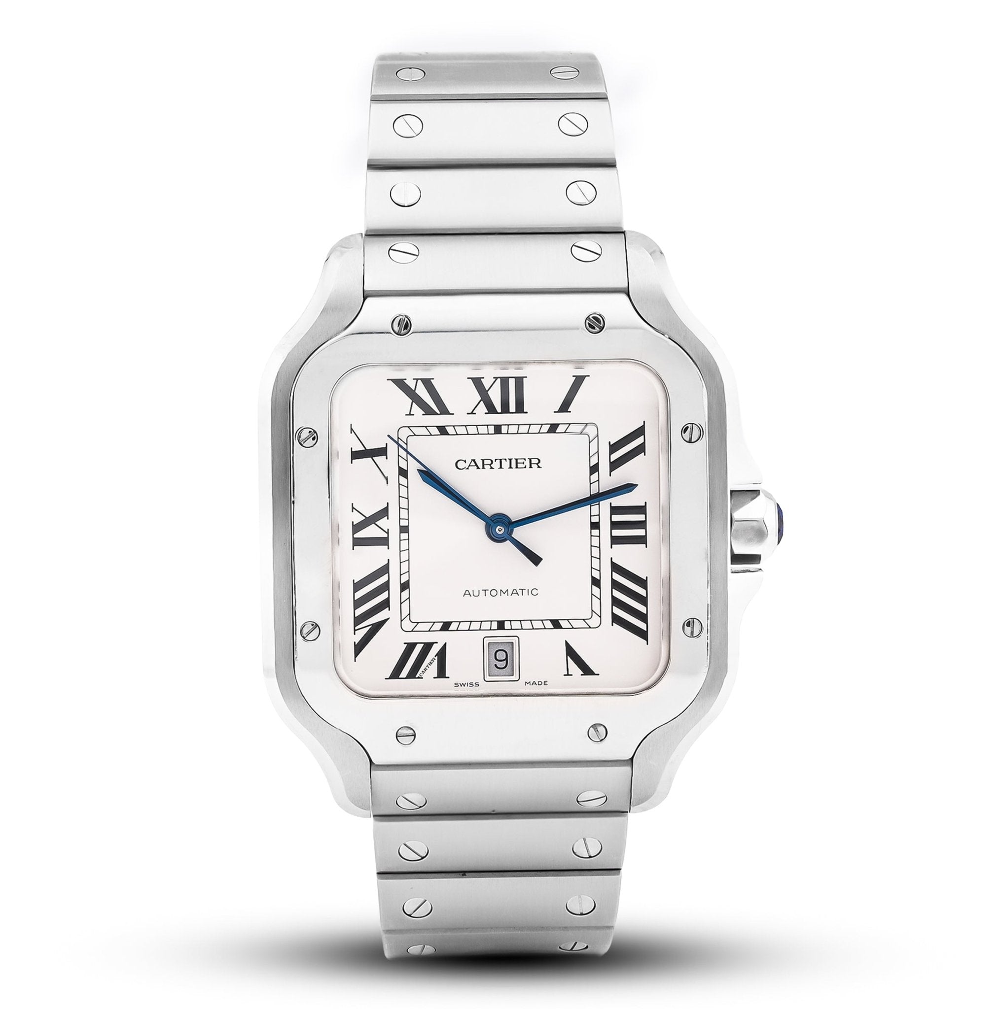 Cartier Santos 40MM 2023 All original Box and Papers - Elite Jewelers - Luxury Watch