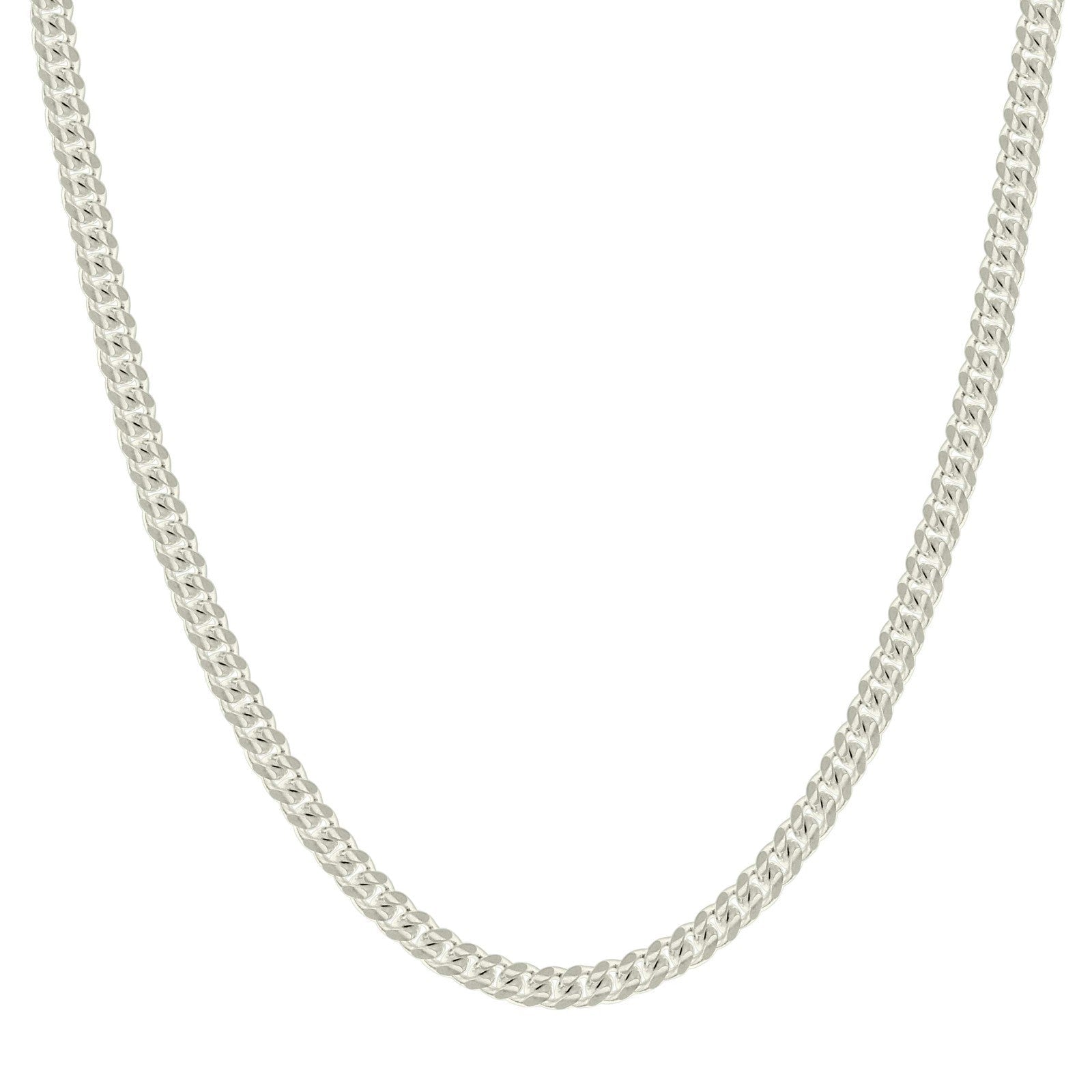Classic 925 Sterling Silver Solid Miami Cuban Chain 2.5MM 20 Inch 10g Necklace - Elite Jewelers - Necklaces & Chains