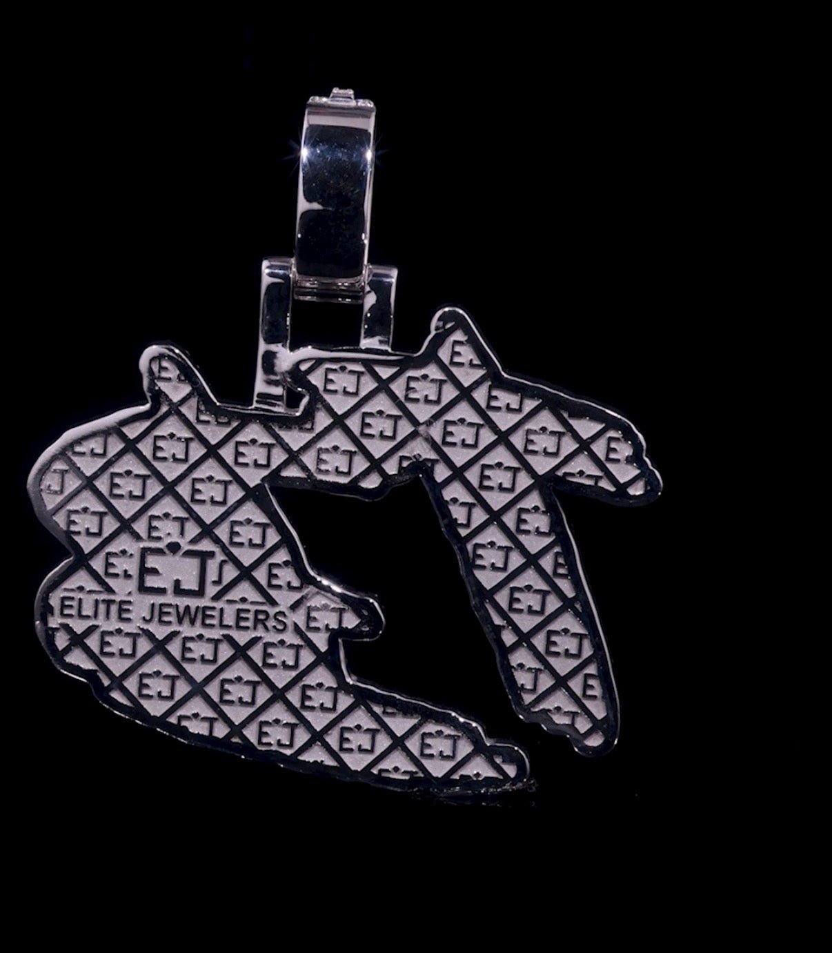 Custom Diamond Initials Pendant (TB) - Elite Jewelers - Custom Jewelry