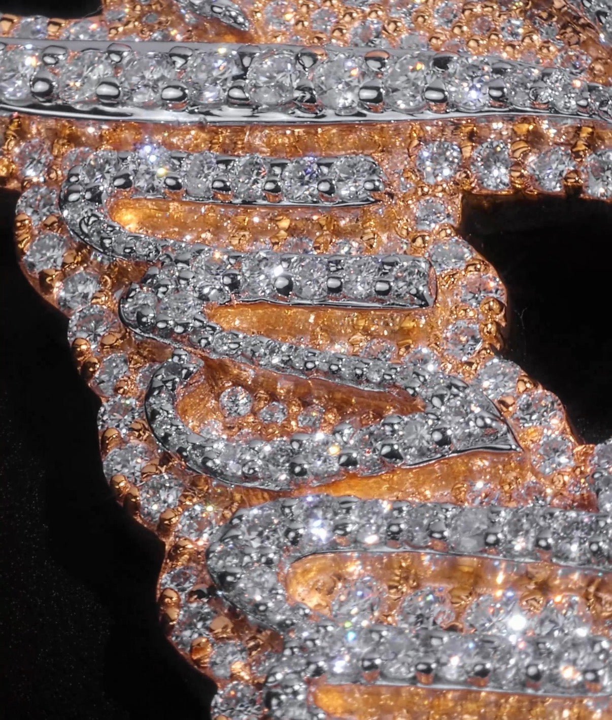 Custom Diamond Name Pendant (Justice) - Elite Jewelers - Custom Jewelry