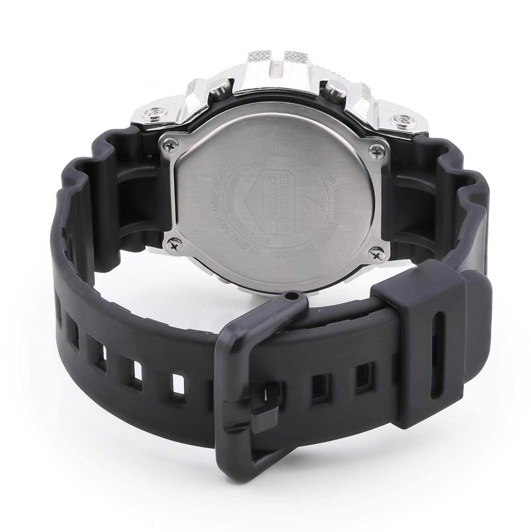 G-Shock DW-6900 Custom Iced-Out with 4.60 CTW Diamonds