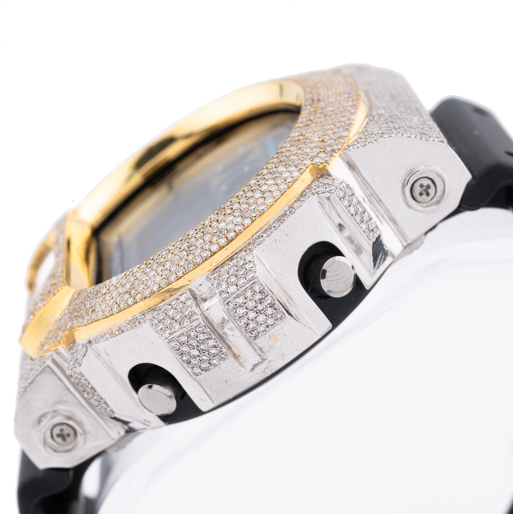 G-Shock DW-6900 Custom Iced-Out with 4.60 CTW Diamonds