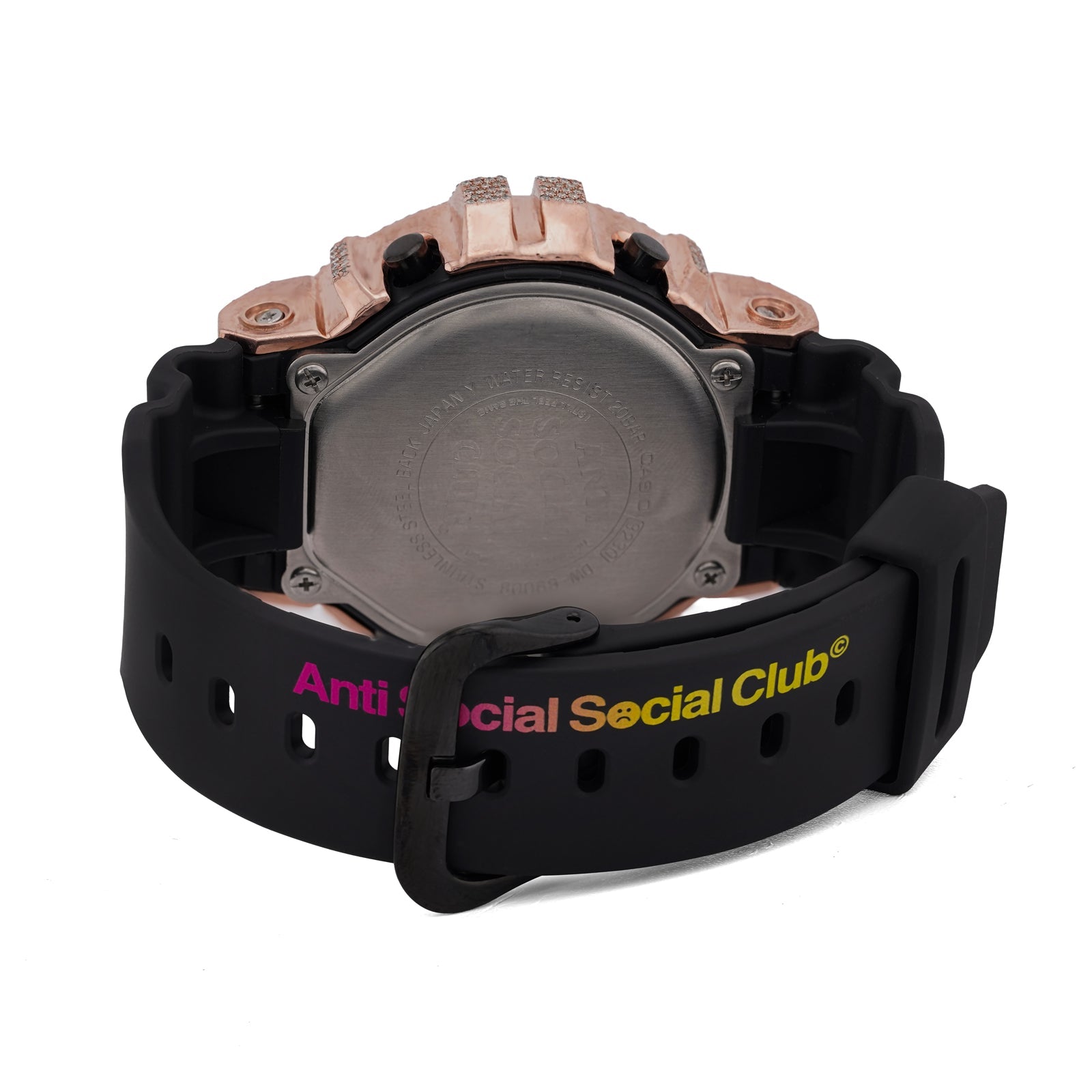 G-Shock DW-6900B Limited Edition 4.6CT Natural Diamond Anti Social Social Club Watch - Elite Jewelers-Luxury Watch