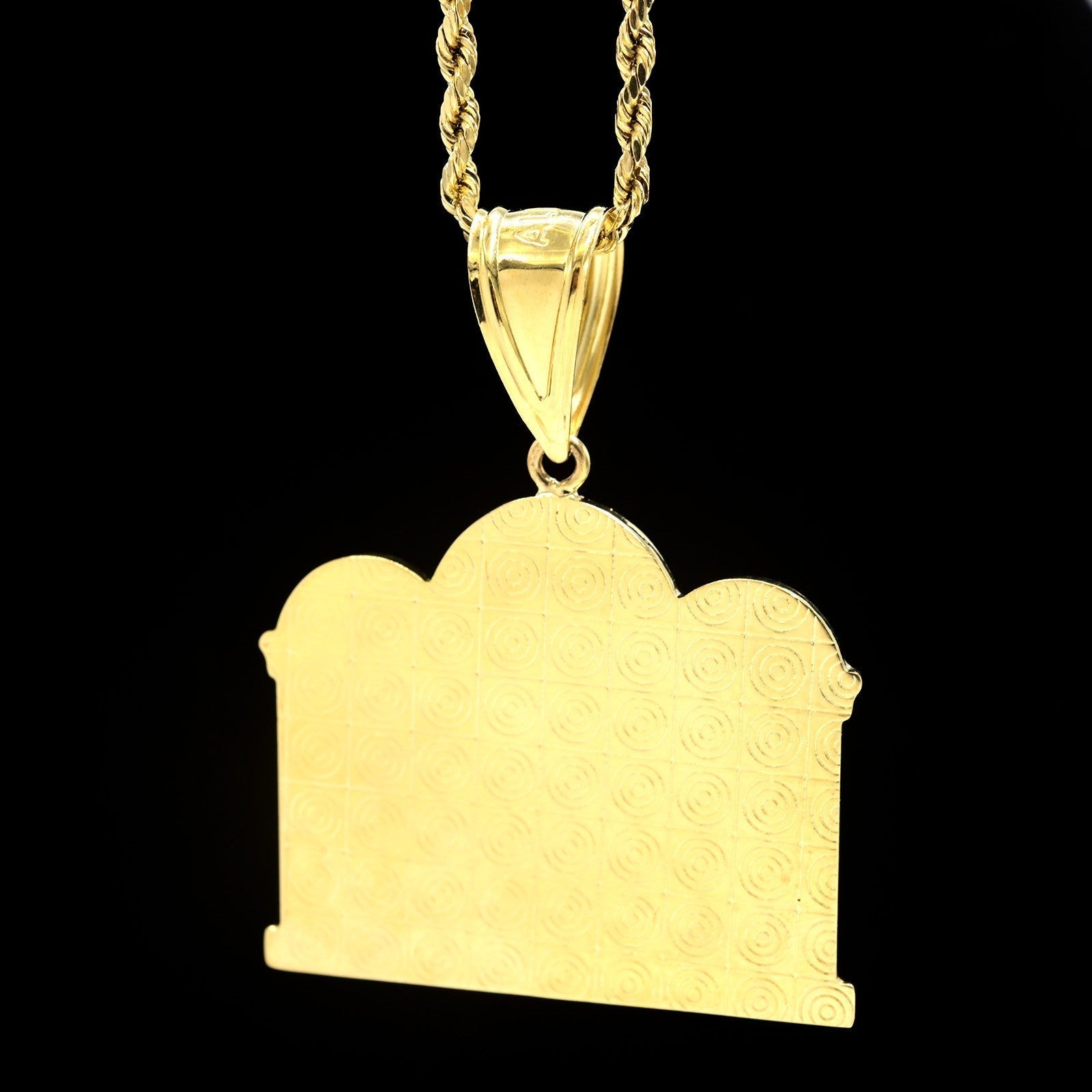 Mens 10k Yellow Gold Apostles Last Supper Pendant 5.7g Religious Charm For Chain - Elite Jewelers - Charms & Pendants
