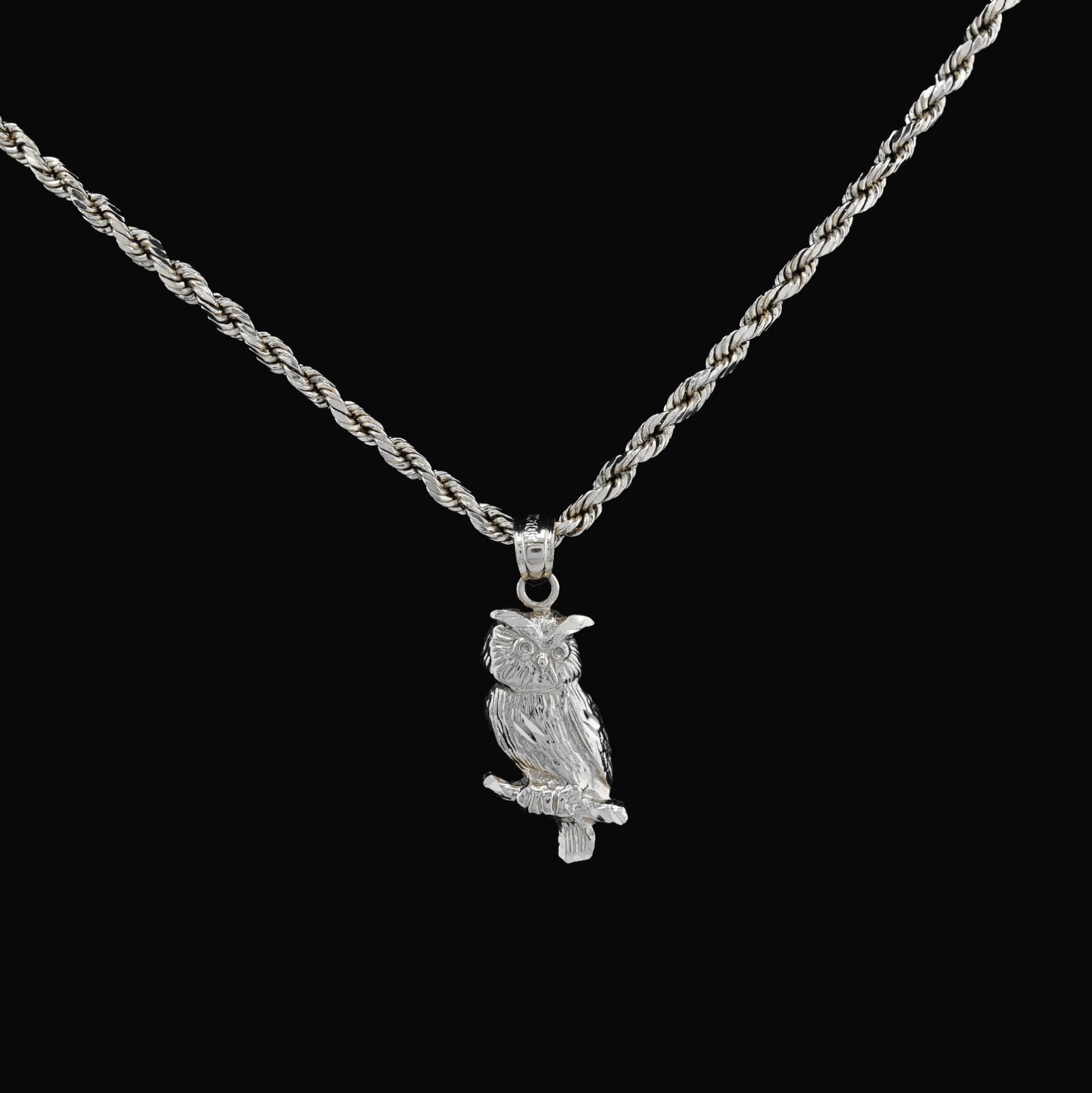 Pure 10k Yellow Gold Owl Charm 1.2gms Animal Classic Pendant For Mens Womens - Elite Jewelers - Charms & Pendants
