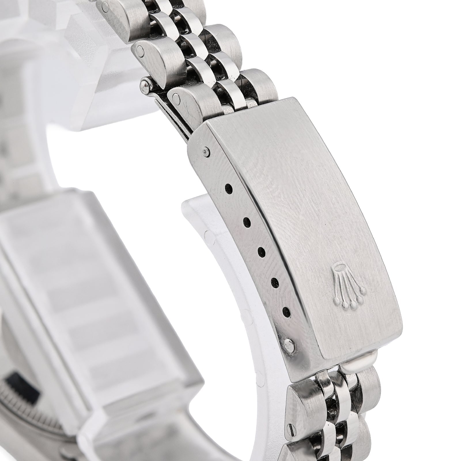 Rolex 26MM Datejust All Steel Engine Turned Bezel Silver Index Dial Women Watch M:79240 - Elite Jewelers - Luxury Watch