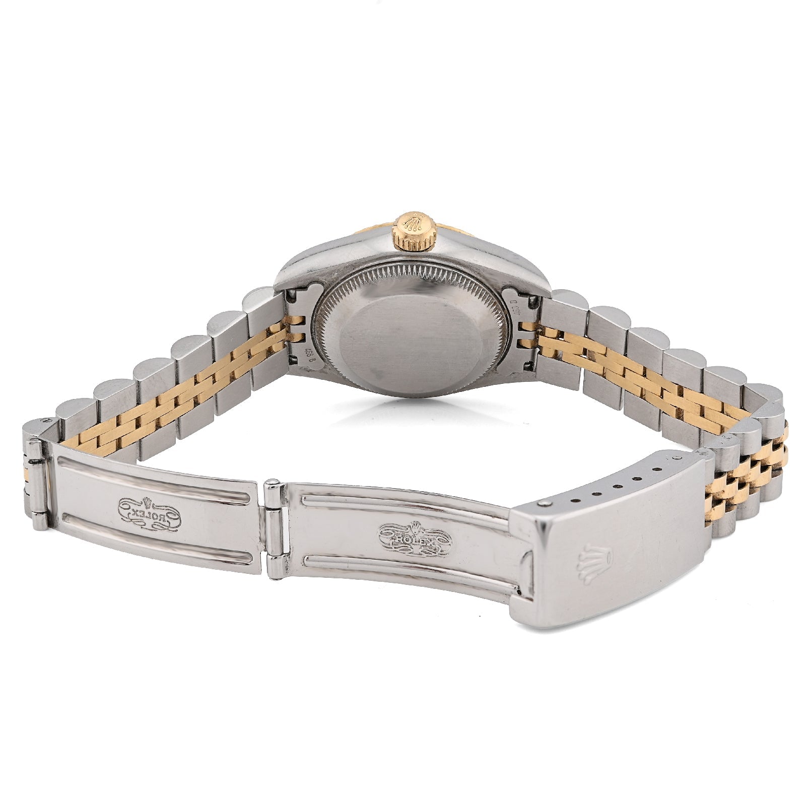 Rolex 31MM Datejust Two Tone 18k Gold & SS Fluted Bezel Champagne Face 68273 Watch - Elite Jewelers - Luxury Watch