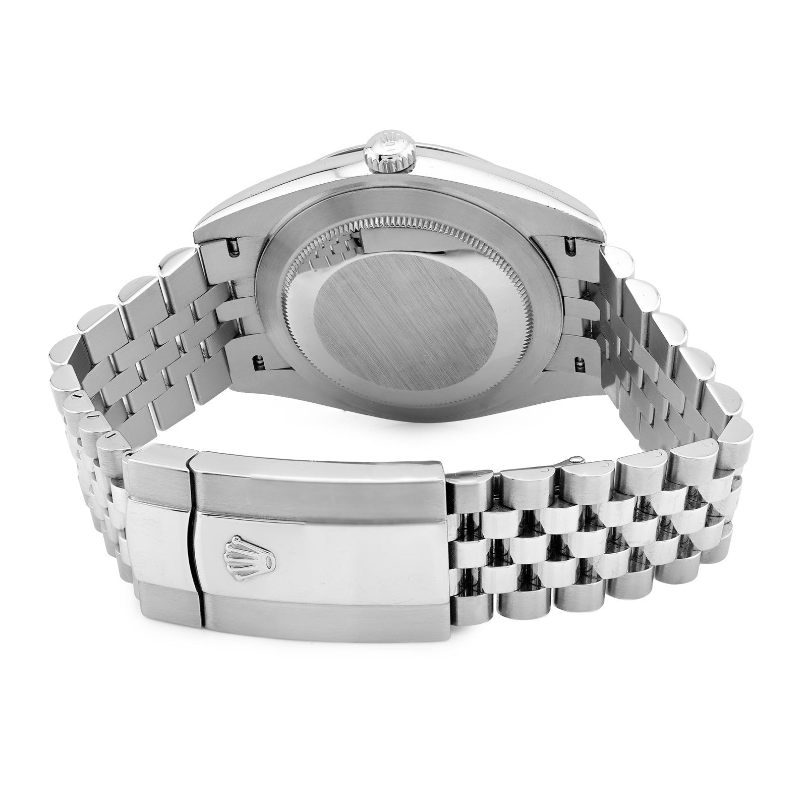 Rolex 41MM Datejust Stainless Steel Jubilee Band Fluted Blue Face Watch - Elite Jewelers - Luxury Watch