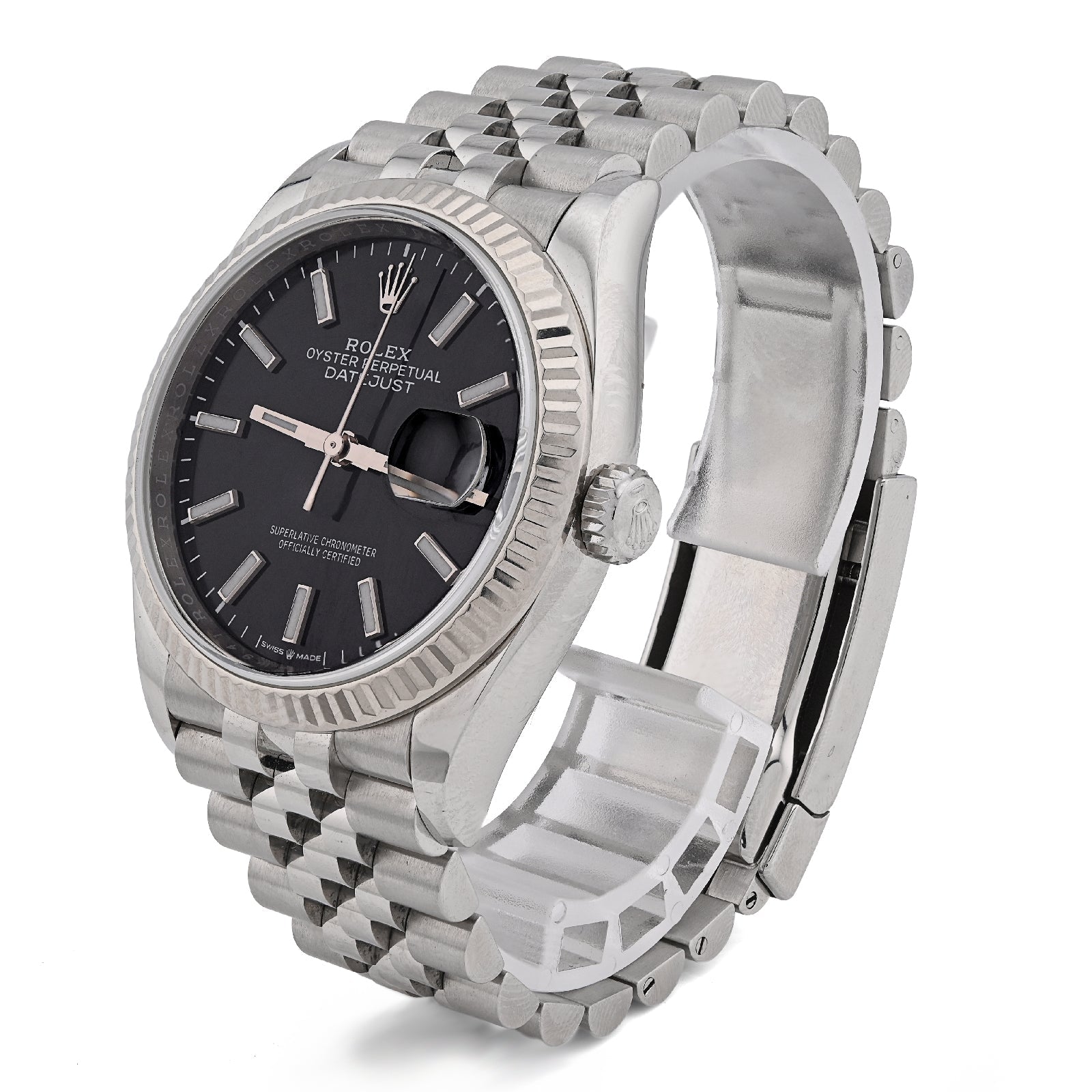 Rolex Datejust 36MM 18K White Gold & Oystersteel Jubilee Band 2020 Box/Papers Watch 126234 - Elite Jewelers - Luxury Watch