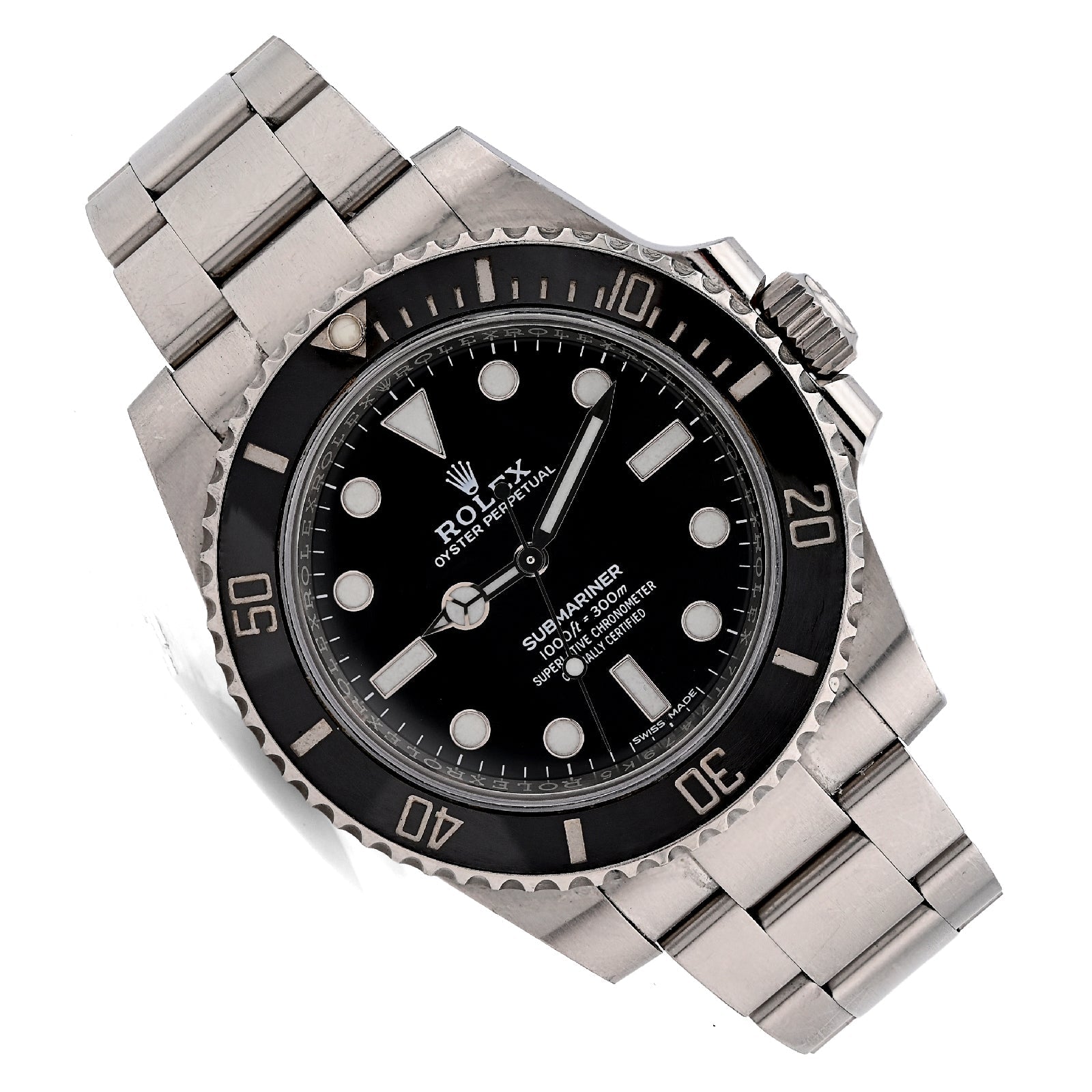 Rolex Submariner 40MM Black Face No Date Men Watch 124060 - Elite Jewelers - Luxury Watch