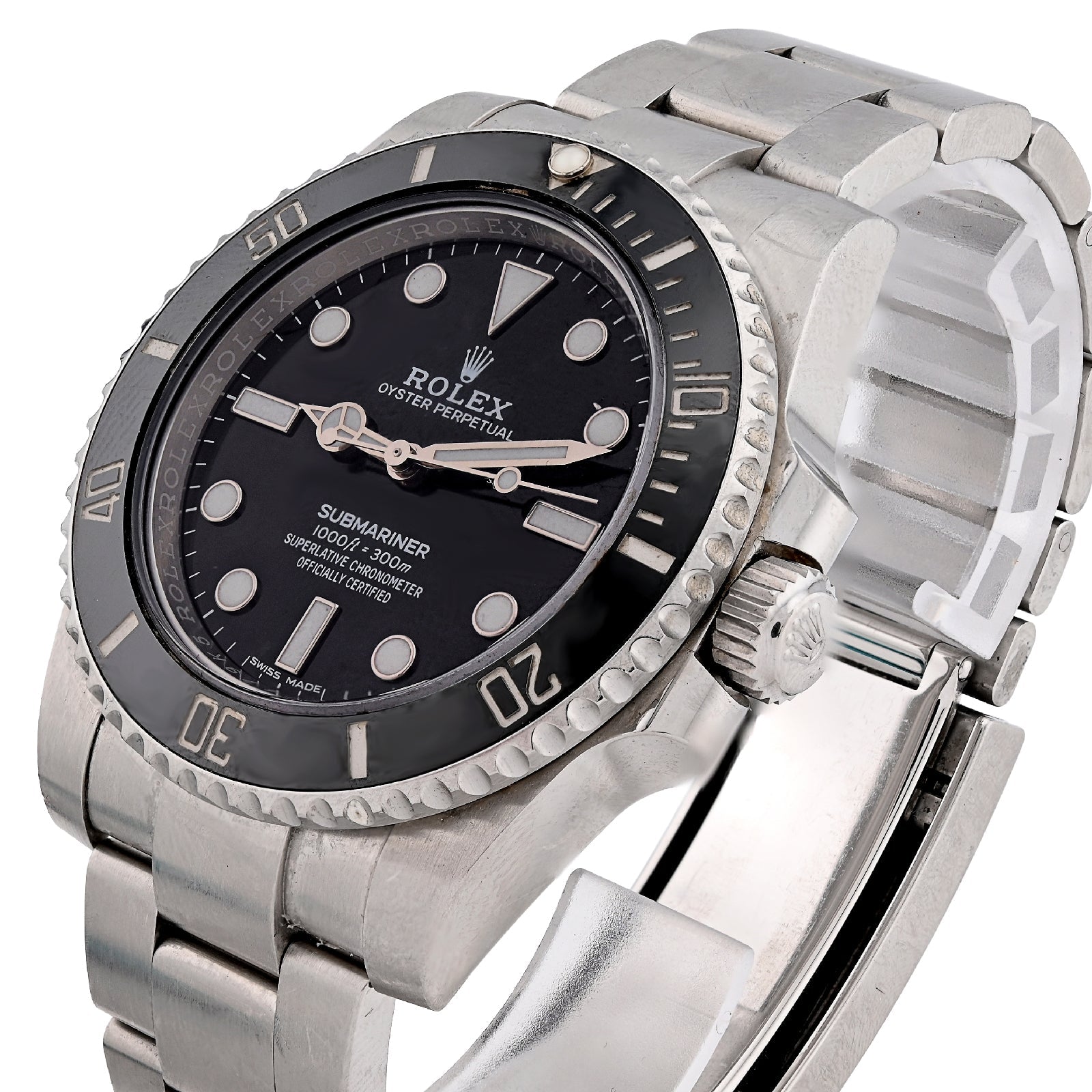 Rolex Submariner 40MM Black Face No Date Men Watch 124060 - Elite Jewelers - Luxury Watch