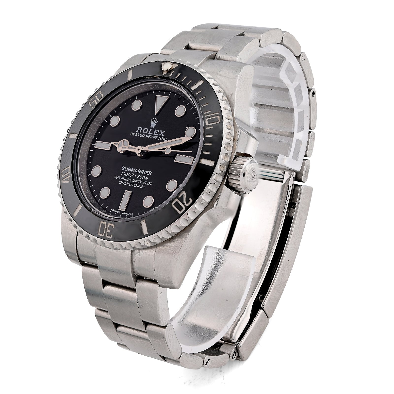 Rolex Submariner 40MM Black Face No Date Men Watch 124060 - Elite Jewelers - Luxury Watch
