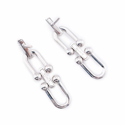 14k White Gold Diamond Fashion Earrings 1/3 CTW