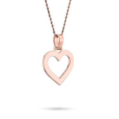 10k Rose Gold 1.5CTW Natural Diamond Heart Shaped Pendant For Womens 19.8g Charm - Elite Jewelers - Charms & Pendants