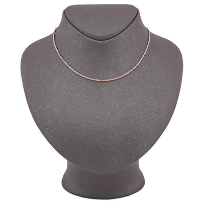 10k Rose Gold 1.5MM Diamond Cut Rope Chain Necklace Mens Womens 20 Inches - Elite Jewelers - Charms & Pendants
