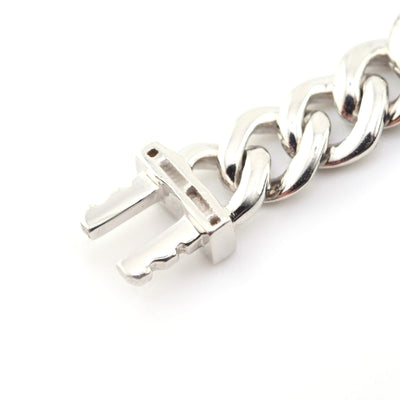 10k White Gold Women 3.25CTW Natural Diamond Cuban Heart Bracelet 14.2g 7Inch - Elite Jewelers - Bracelets