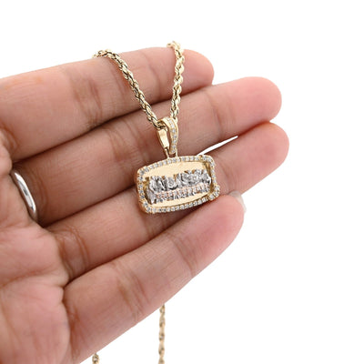 10k Yellow Gold 0.34CTW Natural Diamond Last Supper Apostles Pendant 4.2g Charm - Elite Jewelers - Charms & Pendants