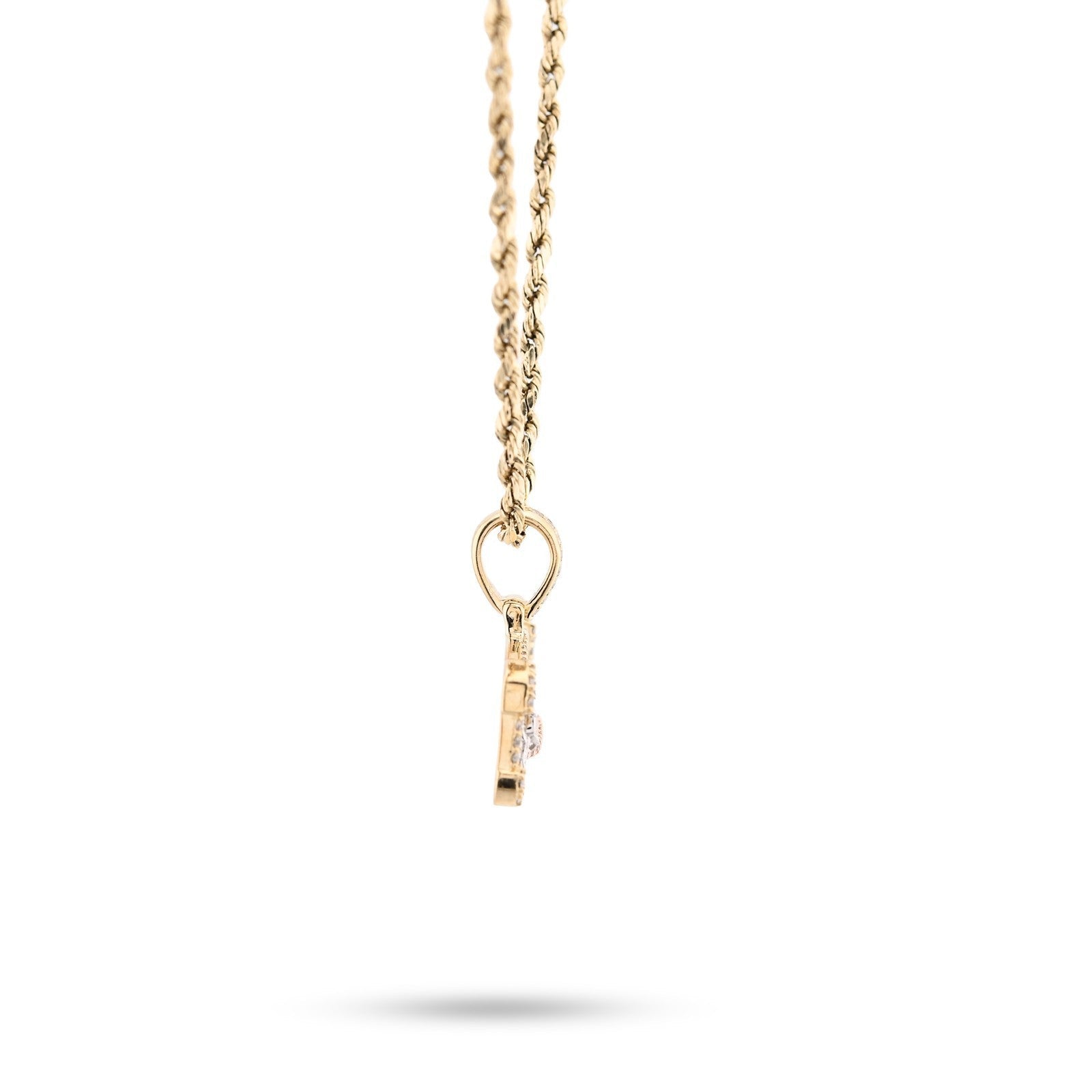 10k Yellow Gold 0.34CTW Natural Diamond Last Supper Apostles Pendant 4.2g Charm - Elite Jewelers - Charms & Pendants