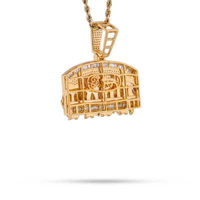 10K Yellow Gold 1.35CT Last Supper Baguette Natural Diamond Pendant Men Charm - Elite Jewelers-Charms & Pendants
