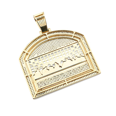 10k Yellow Gold 1.4CTW Natural Diamond Last Supper Religious Pendant 19.9g Charm - Elite Jewelers - Charms & Pendants