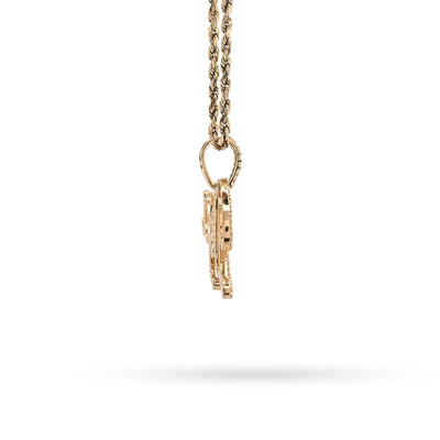 10k Yellow Gold 1CTW Natural Diamond "Deja" Name Letter Pendant 3g Custom Charm - Elite Jewelers - Charms & Pendants