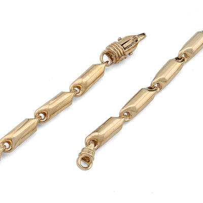 10K Yellow Gold 24" Tube link 5MM Chain Men Women Necklace 28.2g - Elite Jewelers - Necklaces