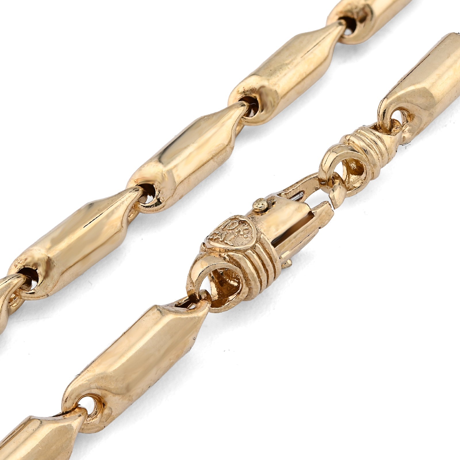 10K Yellow Gold 24" Tube link 5MM Chain Men Women Necklace 28.2g - Elite Jewelers - Necklaces
