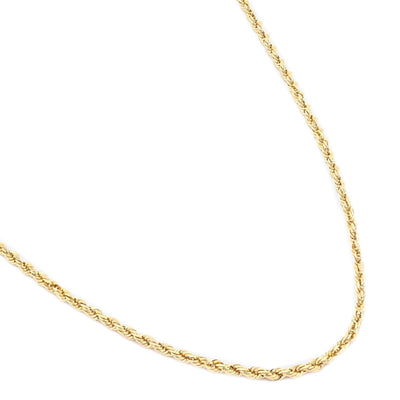 10k Yellow Gold 4MM Diamond Cut Rope Chain Necklace Mens Womens 20 Inches 6.6g - Elite Jewelers - Necklaces & Chains