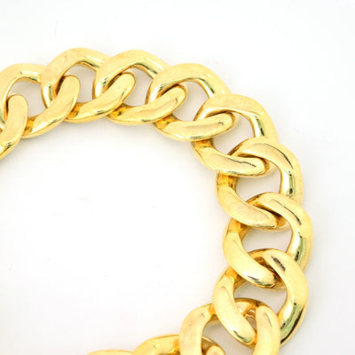 10k Yellow Gold 91.3gms 10CTW Natural Diamond 17MM Mens Cuban Bracelet 8.5 Inch - Elite Jewelers - Bracelets
