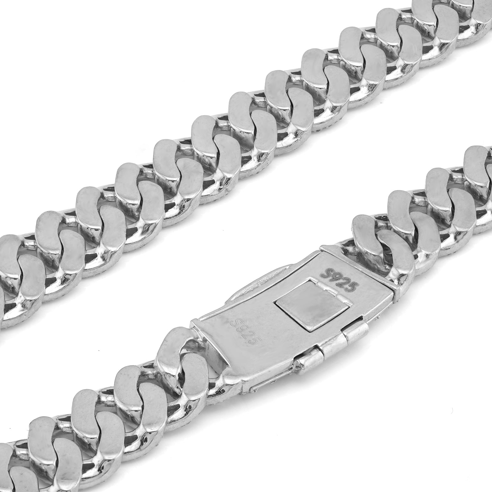 10K Yellow Gold All Baguette Natural Diamond 8CT Tennis Chain 21" Men Necklace - Elite Jewelers-Necklaces