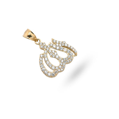 10k Yellow Gold "Allah" Pendant 2.6g Religious Charm For Mens Womens - Elite Jewelers - Charms & Pendants