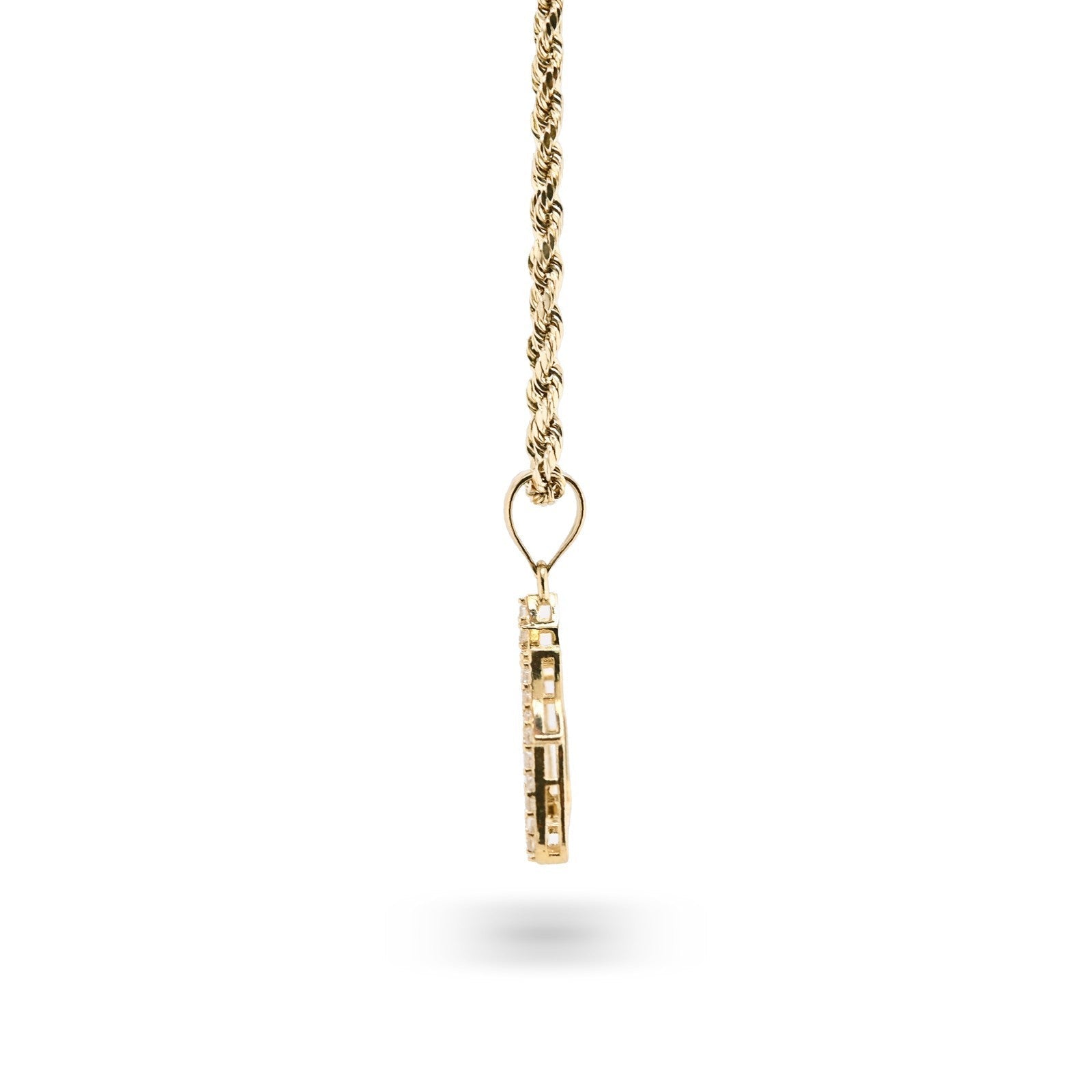 10k Yellow Gold "Allah" Pendant 2.6g Religious Charm For Mens Womens - Elite Jewelers - Charms & Pendants